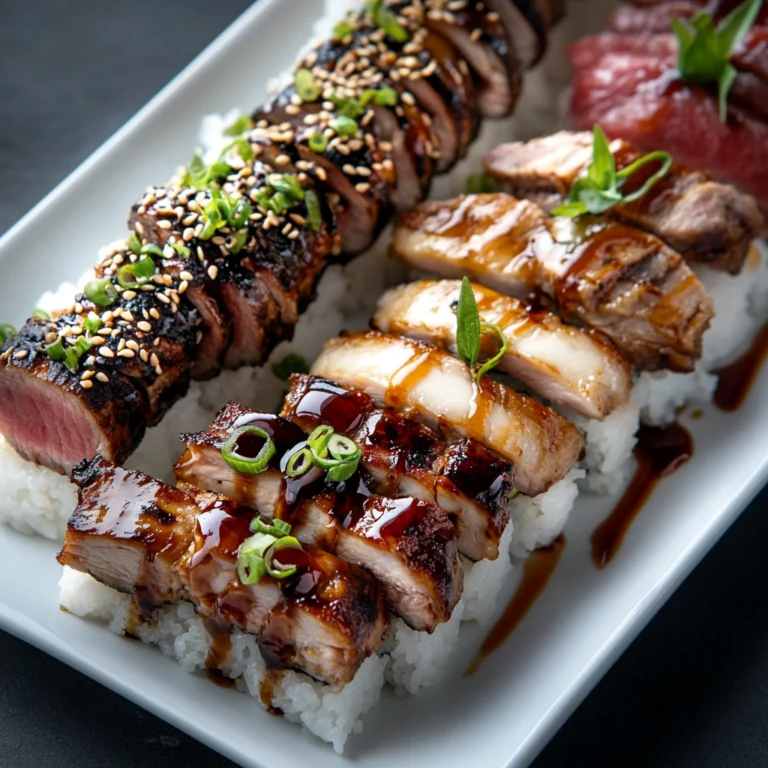 What is the meat version of sushi?